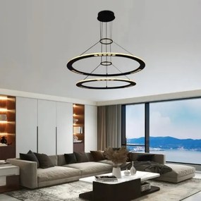 Lustră LED dimabilă pe cablu LED/90W/230V 3000-6500K + telecomandă