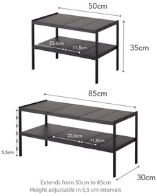 Raft suplimentar din metal Tower – YAMAZAKI