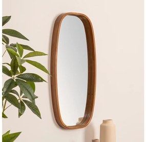 Oglindă de perete Atmosphera JASNA 80x40 cm arbore de cauciuc