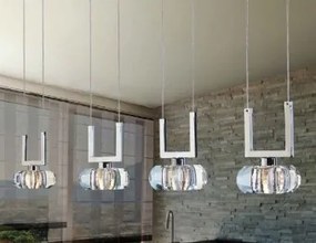 Suspensie moderna 4 becuri G9 RUBIC AZ0494 AZZARDO