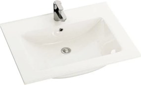 Lavoar încastrat CHICAGO 61 x 46,5 cm, alb lucios