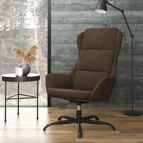 341418 vidaXL Scaun de relaxare, maro, piele întoarsă artificială