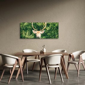 Tablou detaliu cu cap de căprioară (120x50 cm)