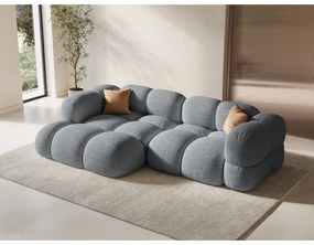 Colțar gri (cu colț pe partea stângă/cu șezlong) Loretto – Cosmopolitan Design