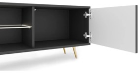Masă TV Biel 175 (cu iluminat) (negru). 1098825