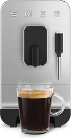 Espressor SMEG Collezione BCC12BLMEU, 1350 W, 19 bar, 1,4 l, 8 functii, Rasnita incorporata, Spumare lapte, Negru
