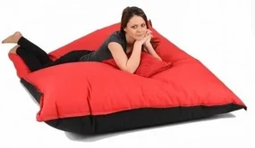 Fotoliu tip Perna Magic Pillow, Material Impermeabil - Neon Orange