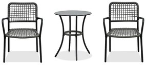Set mobilier balcon Abril (antracit) (pentru 2 persoane). 1120282