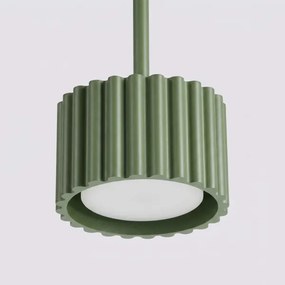 Sollux SL.2679 - Lustră suspendată pe cablu AURA 1xGX53/10W/230V verde