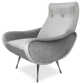 Supermobel Fotoliu tapitat ROYAL, 74x95x90, monolith 12194