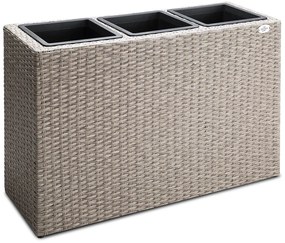Deuba Ghiveci cu flori 83x30,5x60cm - crem