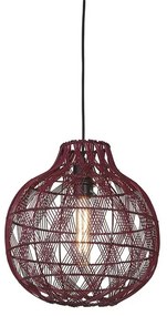 Lustra/Pendul Eco, Bambus, Mendoza visiniu, S