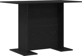 vidaXL Masă de dining Stejar negru 110 x 60 x 75 cm Lemn compozit