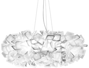 Lustra design unicat realizata manual Clizia White, 78cm
