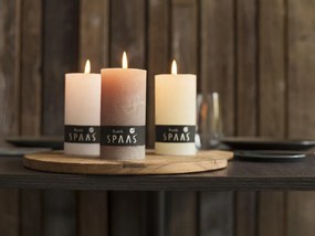 Lumanare stalp SPAAS RUSTIK 13 cm verde