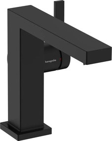 Baterie lavoar negru mat Hansgrohe Tecturis E BM 110 Fine CoolS