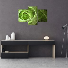 Tablou - Abstract Rose Green (90x60 cm)
