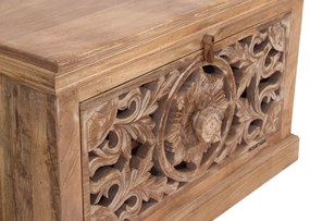 Pantofar din lemn de mango Lakadee 80x40x50 cm, 6 perechi de pantofi