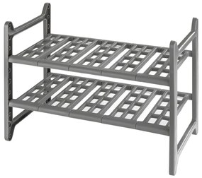 Organizator telescopic FLEXI, Gri, 45-80x39x28 cm, WENKO