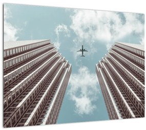 Tablou cuavion între clădiri (70x50 cm), în 40 de alte dimensiuni noi
