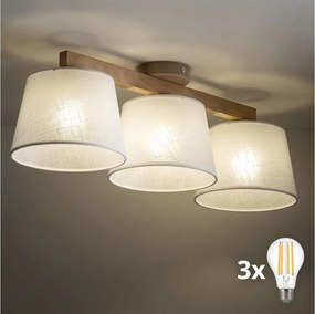 BRILAGI - lustru LED aplicat LATTE SABIA 3xE27/15W/230V pin/alb