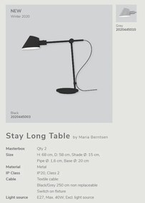 Lampa de masa multifunctionala Stay Long gri 2020445010 DFTP
