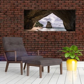 Tablou din peșteră, Noua Zeelanda (120x50 cm)