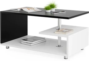 Deuba Masuta de cafea Orlando 95x55x50 cm - alb/negru
