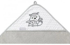 Prosop cu glugă din fibra de bambus, 100x100 cm, 346/03, Babyono