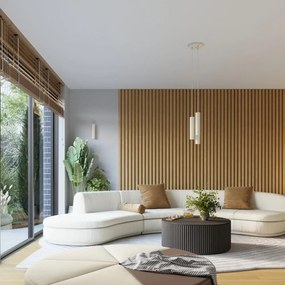 Aplică de perete crem Gleam – Sollux