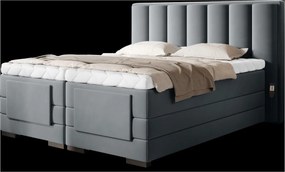 Pat Genoa cu Saltea, Topper, Electric Reglabil, Personalizabil - Velvetmat 04, 180x200