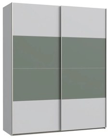 Dulap KARO 170x210 cm, gri/verde