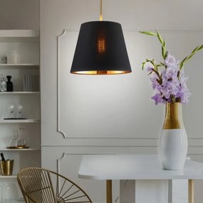 Lustră pe cablu ELENA 1xE27/20W/230V negru