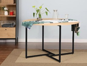 OFERTA Masa rotunda de dining cu blat decor stejar ALTO 120x120 calitatea a II-a