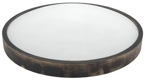 Brilagi - Plafonier CARVALHO SLIM SMOKEY, 3xE27/60W/230V, stejar, Ø 47,5 cm