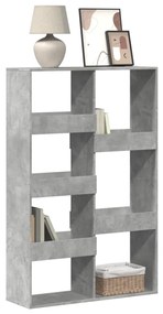 vidaXL Bibliotecă, gri beton, 100x33x155,5 cm, lemn prelucrat