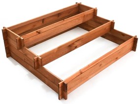 Ghiveci pentru flori exclusiv din lemn ,cascadă