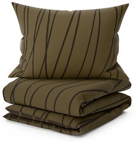 Lenjerie de pat din bumbac SOFIA DREAM maro Dimensiune lenjerie de pat: 70 x 90 cm | 140 x 200 cm