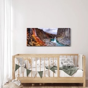 Tablou - Canionul Studlagil (120x50 cm)