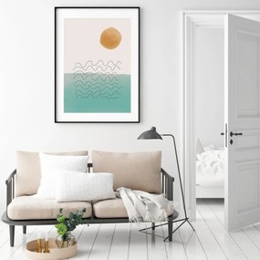 Poster - Abstracție pictată (A4)