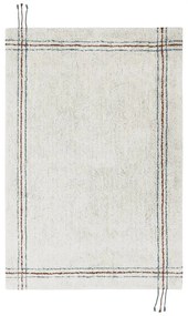 Covor crem lavabil/țesut manual din bumbac 90x130 cm Cuisine Natural – Lorena Canals