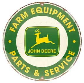 Placă metalică John Deere