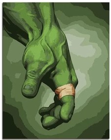 Pictura pe numere cu un cadru "Hulk" 50x40 cm