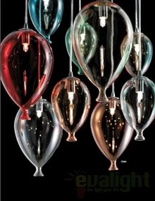 Lustra, Pendul modern diametru 50cm CLOWN SP8 COLOR BIANCO 100944