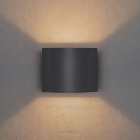 Aplică LED de exterior Brilagi RONDO LED/6W/230V antracit IP54