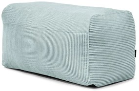 Fotoliu bean bag verde mentă cu tapițerie din catifea reiată Plus 100 Lounge – SLOWDOWN