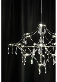 Lustră argintie LED ø 60 cm Efesos – Markslöjd