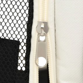 Tarc de caini pliabil cu sac de transport, negru, 110x110x58 cm Negru, 110 x 110 x 58 cm