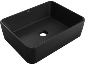 Mexen Catia chiuvetă pe blat 48 x 37 cm, Negru mat - 21314885