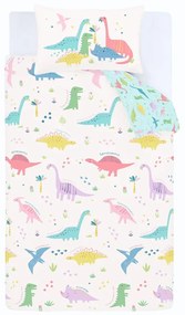 Lenjerie de pat pentru copii pentru pat de o persoană 135x200 cm Dinosaur Friends – Catherine Lansfield